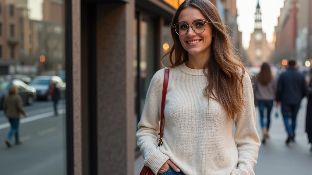 The image shows several chic women's fashion tops presented as a simple guide.