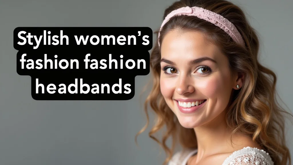 The image shows a variety of stylish women's fashion headbands, perfect for any outfit.