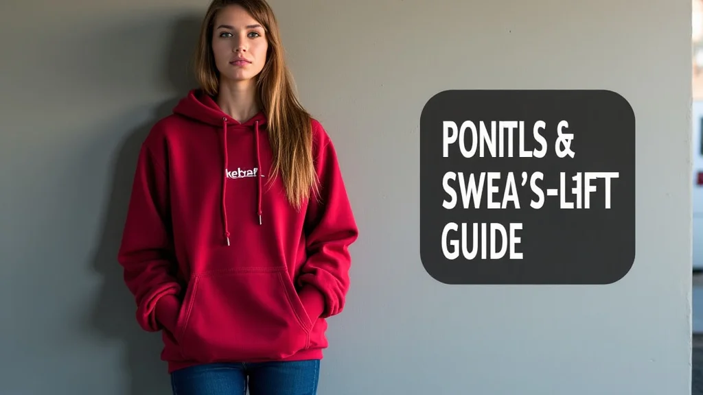 This image shows a woman wearing a stylish hooded sweatshirt from a women's fashion hoodies guide.